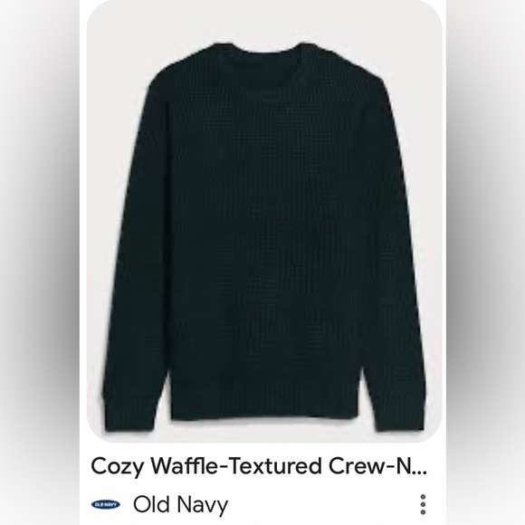 NWOT OLD NAVY 3 Waffle-Textured Crew-Neck Sweaters for Men Plus Size XXXXL Tall - Picture 2 of 2